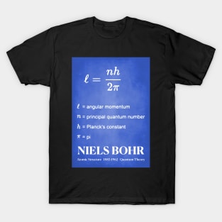 Niels Bohr Atomic Model T-Shirt